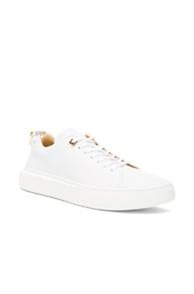 Shop Buscemi 50mm Pebbled Leather Alce Sneakers In White
