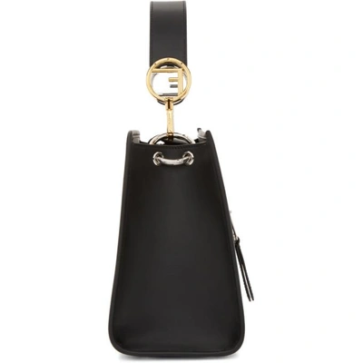 Shop Fendi Black Small Runaway Tote In F0gxn Black