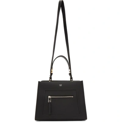 Shop Fendi Black Small Runaway Tote In F0gxn Black