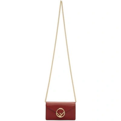 Shop Fendi Red F Is  Belt Bag In F0mvv Red