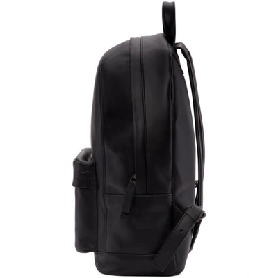 Shop Pb 0110 Black Mini Leather Backpack