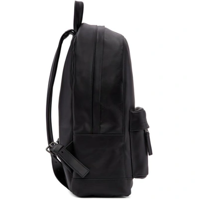 Shop Pb 0110 Black Mini Leather Backpack