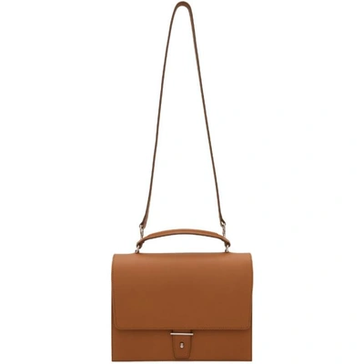 Shop Pb 0110 Brown Top Handle Bag