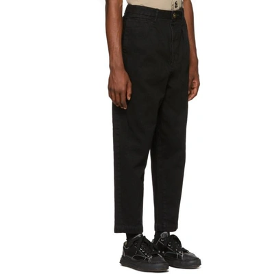 Shop Miharayasuhiro Black Tapered Jeans