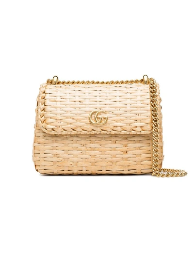 Gucci mini wicker bag sales