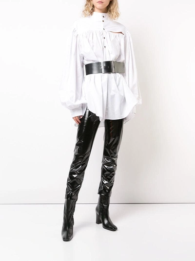 Shop Charles Jeffrey Loverboy Oversized Shirt In White