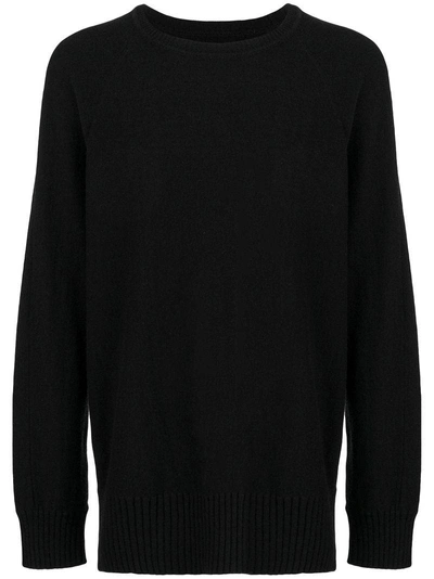Shop Ziggy Chen Slouchy Sweater - Black
