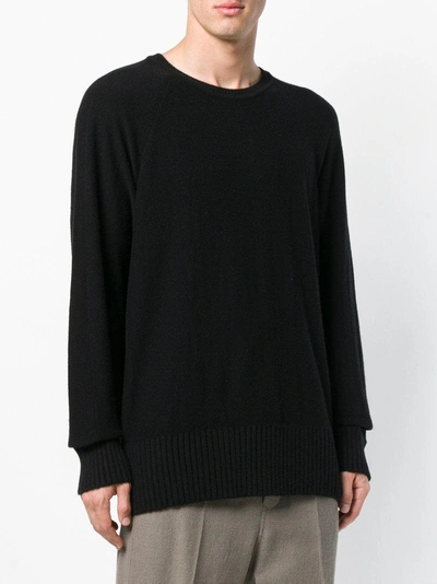 Shop Ziggy Chen Slouchy Sweater - Black