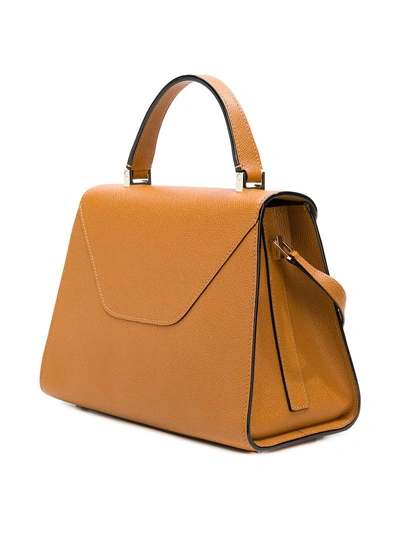 Shop Valextra Iside Tote - Brown