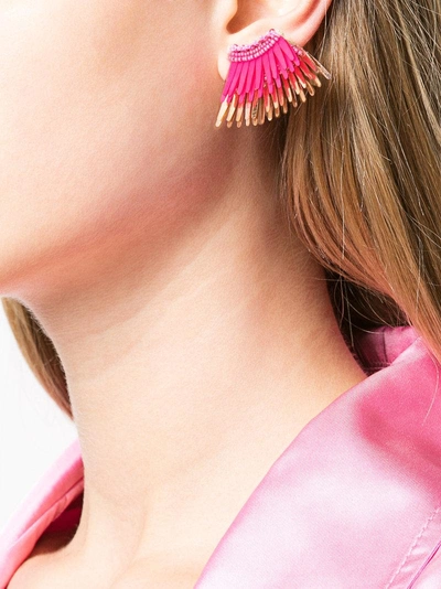 Shop Mignonne Gavigan Mini Madeleine Earrings - Pink