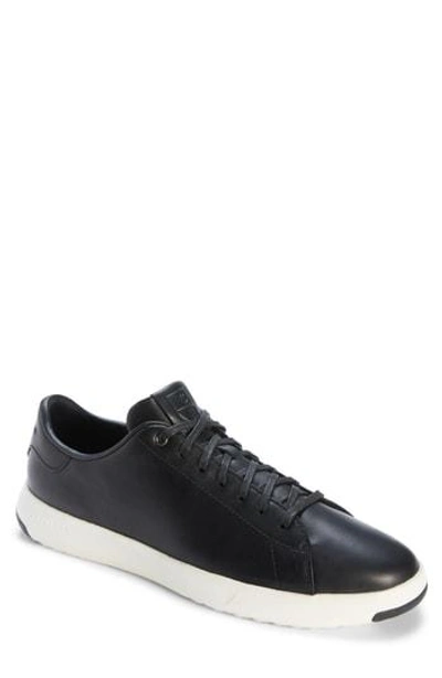 Shop Cole Haan Grandpro Tennis Sneaker In Ironcloud Leather