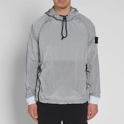 Stone Island Nylon Metal Hooded Smock In Silver | ModeSens