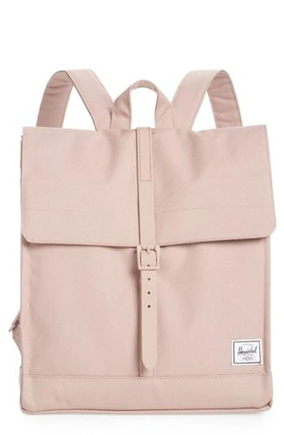 Shop Herschel Supply Co City Mid Volume Backpack - Pink In Ash Rose
