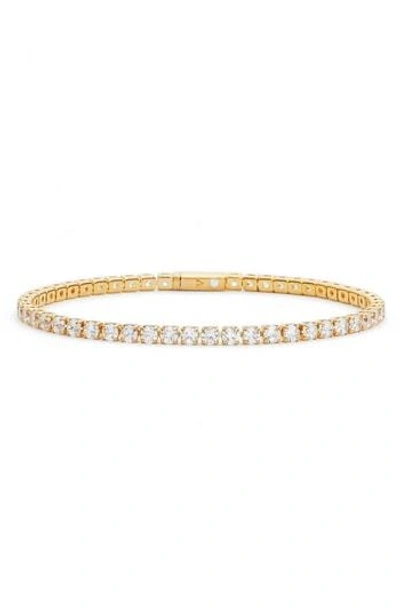 Shop Vince Camuto Crystal Tennis Bracelet In Gold