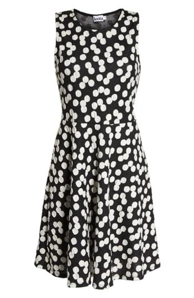 Shop Leota Ava Fit & Flare Dress In Cluster Dot