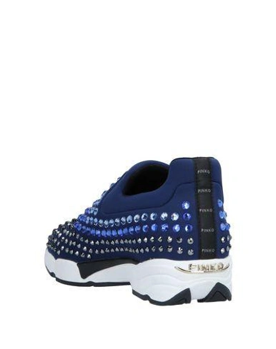 Shop Pinko Sneakers In Dark Blue