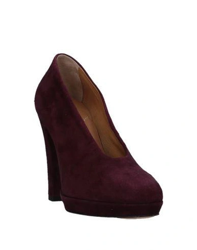 Shop Pomme D'or Pump In Maroon