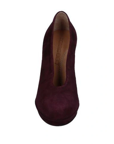 Shop Pomme D'or Pump In Maroon