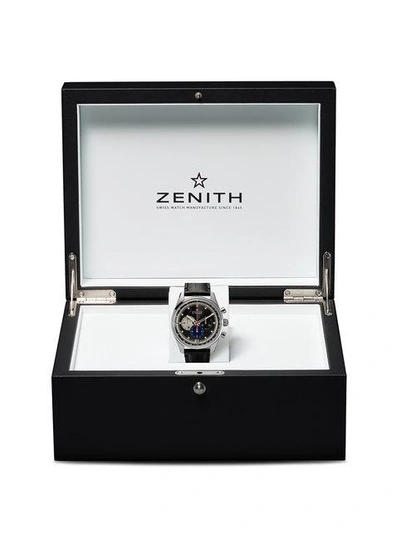 Shop Zenith Chronomaster El Primero 42mm In C496 Anthracite B Black
