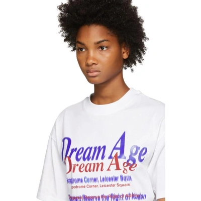 Martine Rose Dream Age Print Cotton T Shirt In White