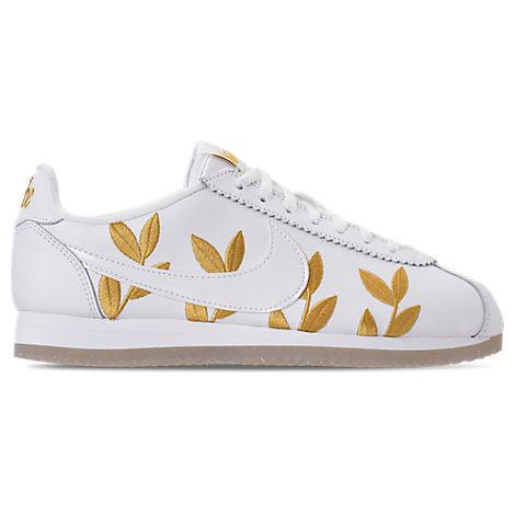 nike classic cortez embroidered sneaker