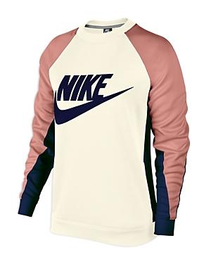 rust pink nike sweatshirt