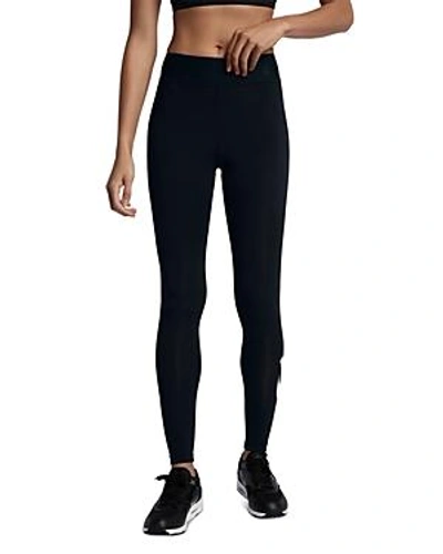 Shop Nike Leg-a-see High-rise Leggings In Black/white
