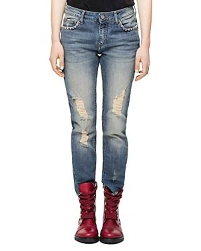 Shop Zadig & Voltaire Eva Use Jeans In Blue