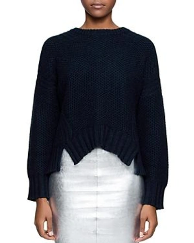 Shop Zadig & Voltaire Mark Deluxe Cashmere Sweater In Ink