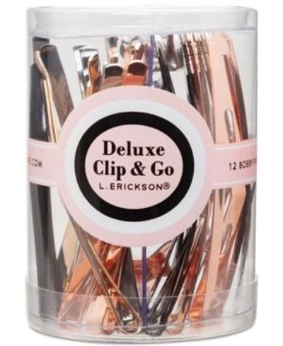 Shop France Luxe Multi-tone Deluxe Clip & Go Hair Accessories Tube In Gold/silver/rose Gold/gunmetal