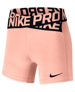 Nike Pro Dri-fit Shorts In Storm Pink/black | ModeSens