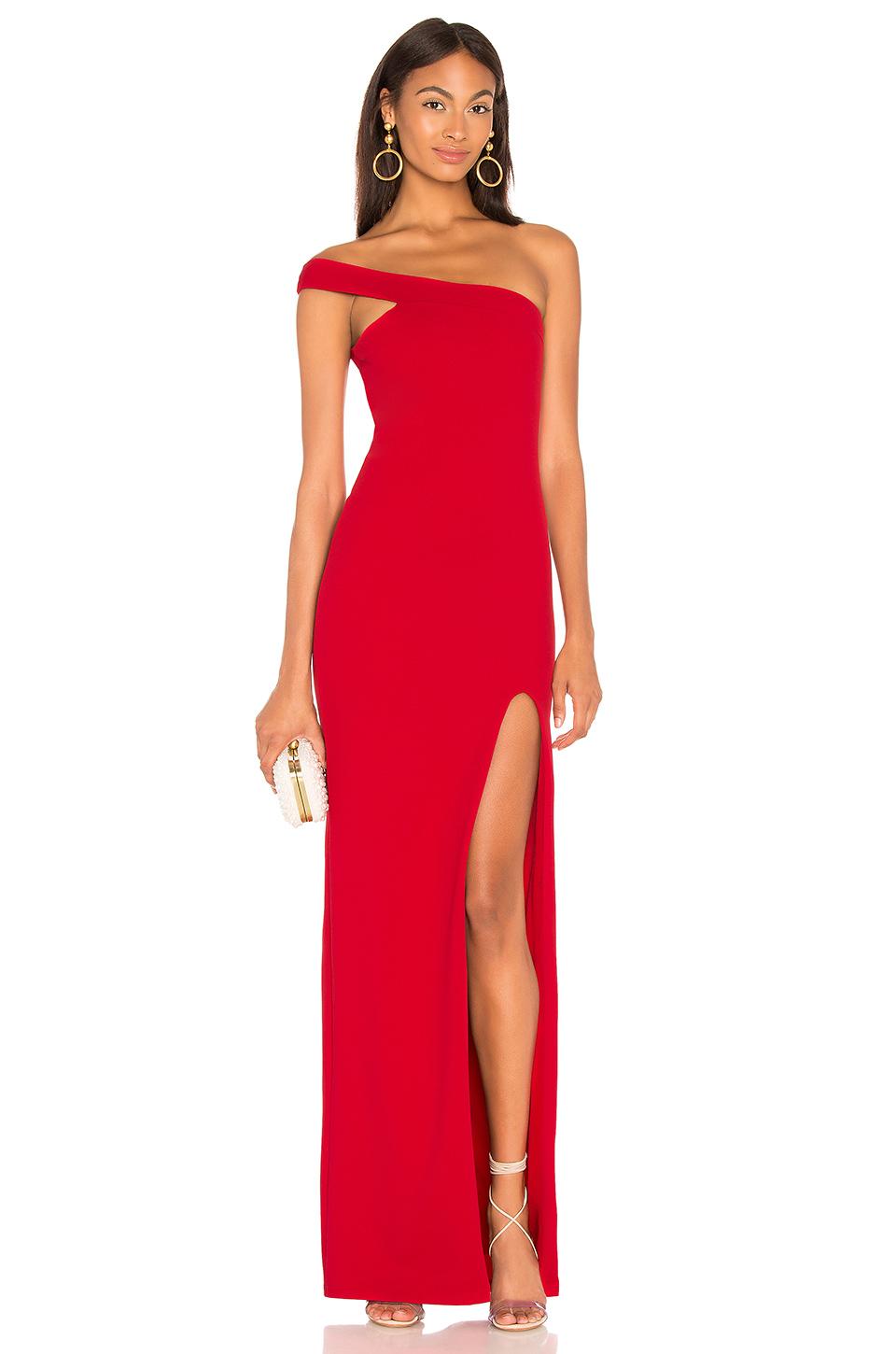 Nookie X Revolve Mila Gown In Red. In Flame | ModeSens