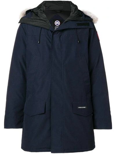 Shop Canada Goose Fur Parka In Blue