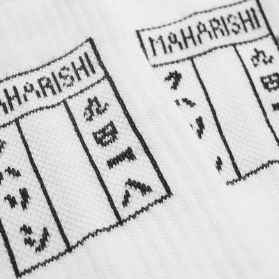 Shop Maharishi Tabi Mixed Sock - 3 Pack In White