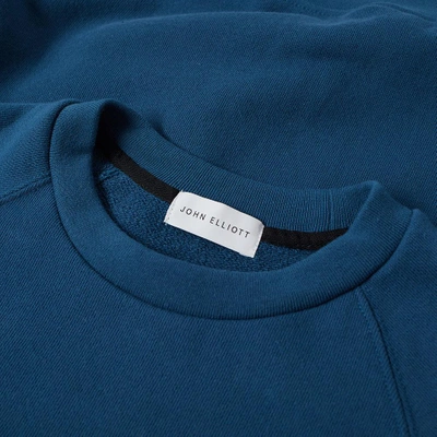 Shop John Elliott Raglan Crew In Blue