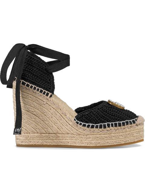 gucci lilibeth convertible logo espadrille