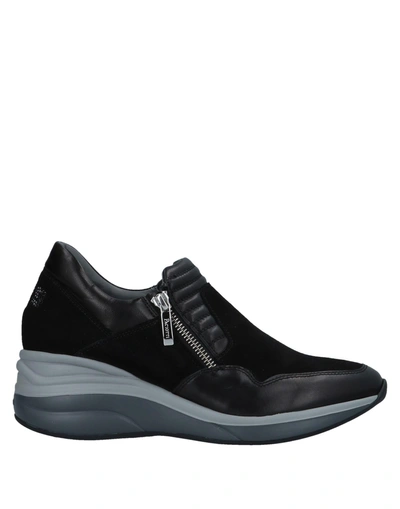 Shop Cesare Paciotti 4us Woman Sneakers Black Size 5 Soft Leather