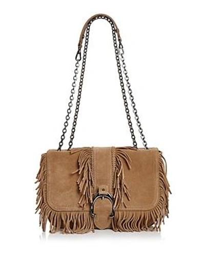 Longchamp Amazone Folk Small Nubuck Leather Crossbody In Natural | ModeSens