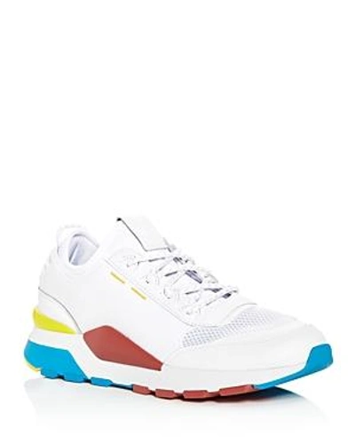 Shop Puma Men's Rs-0 Play Color-block Lace Up Sneakers In White