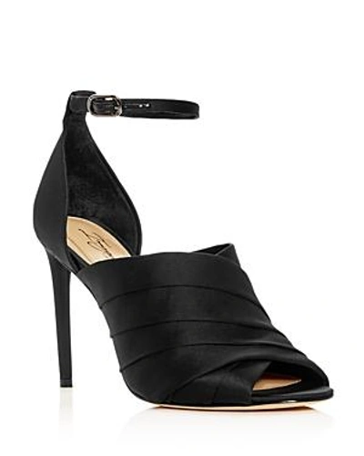 Shop Imagine Vince Camuto Women's Rander Satin High-heel Sandals In Black