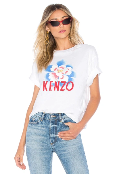 Shop Kenzo Boxy T Shirt In White