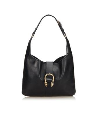 gucci black leather dionysus