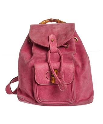 pink gucci backpack