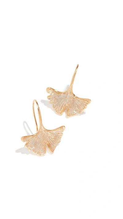 Shop Aurelie Bidermann Tangerine Earrings In Gold