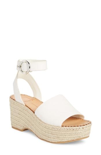 Dolce Vita Lesly Espadrille Platform Sandal In Off White | ModeSens