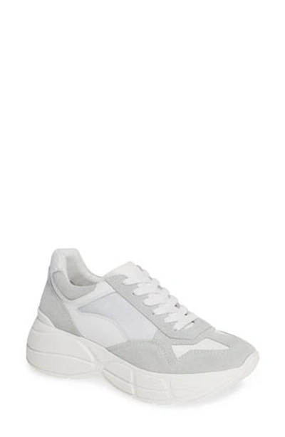 Steve Madden Memory Platform Wedge Sneaker In White Multi | ModeSens