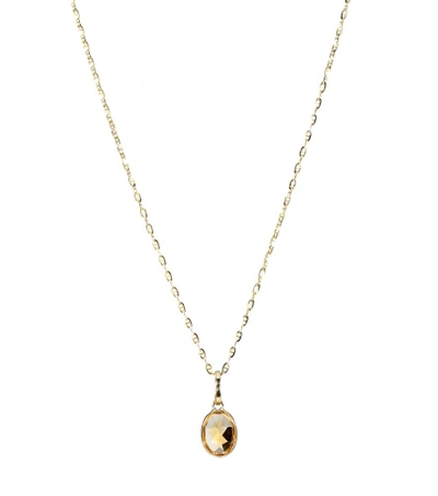 Shop Loren Stewart Gemstone 14kt Gold Necklace With Topaz