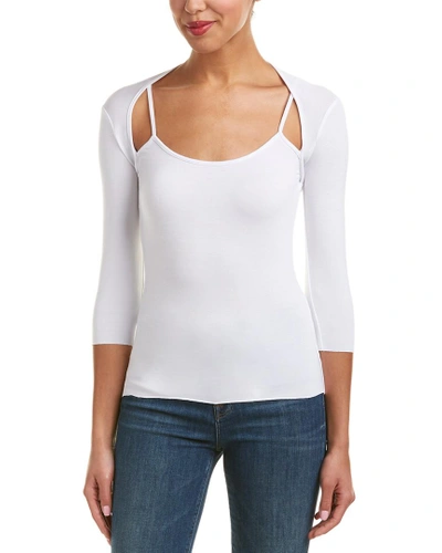 Shop Bailey44 Attached Shrug Tank In White