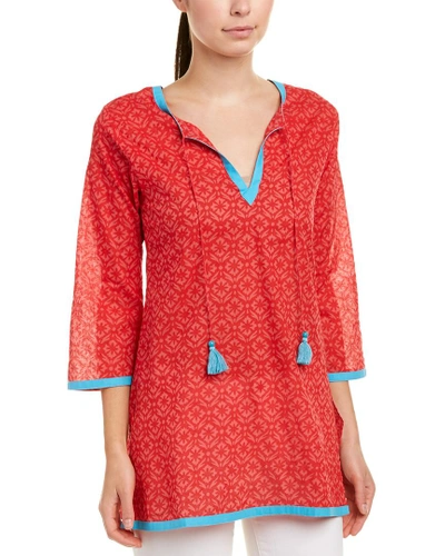 Shop Sulu Collection Tunic In Red