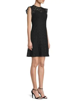 michael kors black shift dress